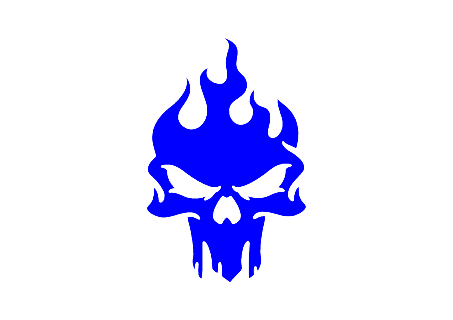 Sticker - SKULL FLAME