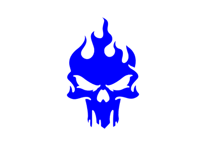 Sticker - SKULL FLAME