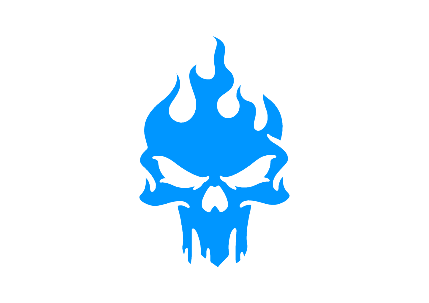 Sticker - SKULL FLAME