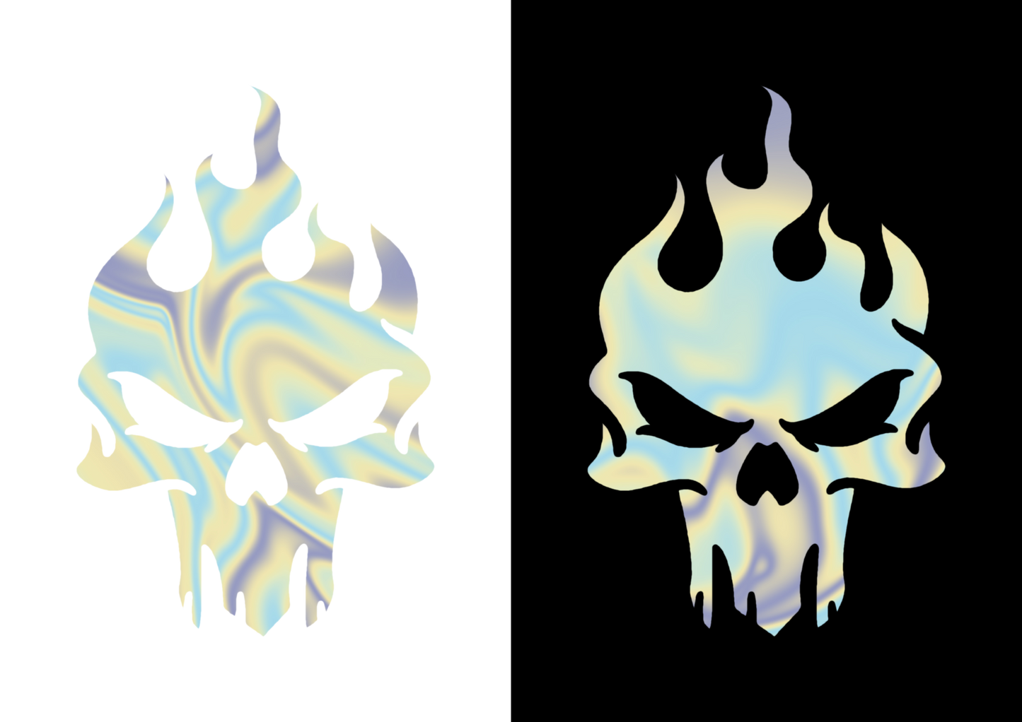 Sticker - SKULL FLAME