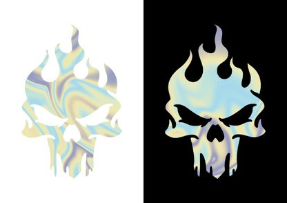 Sticker - SKULL FLAME