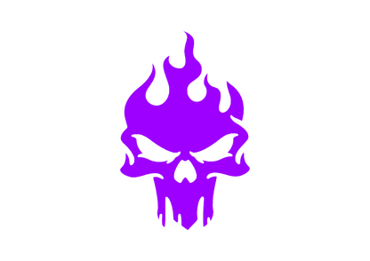 Sticker - SKULL FLAME