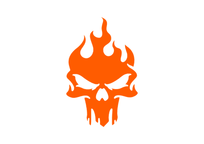 Sticker - SKULL FLAME
