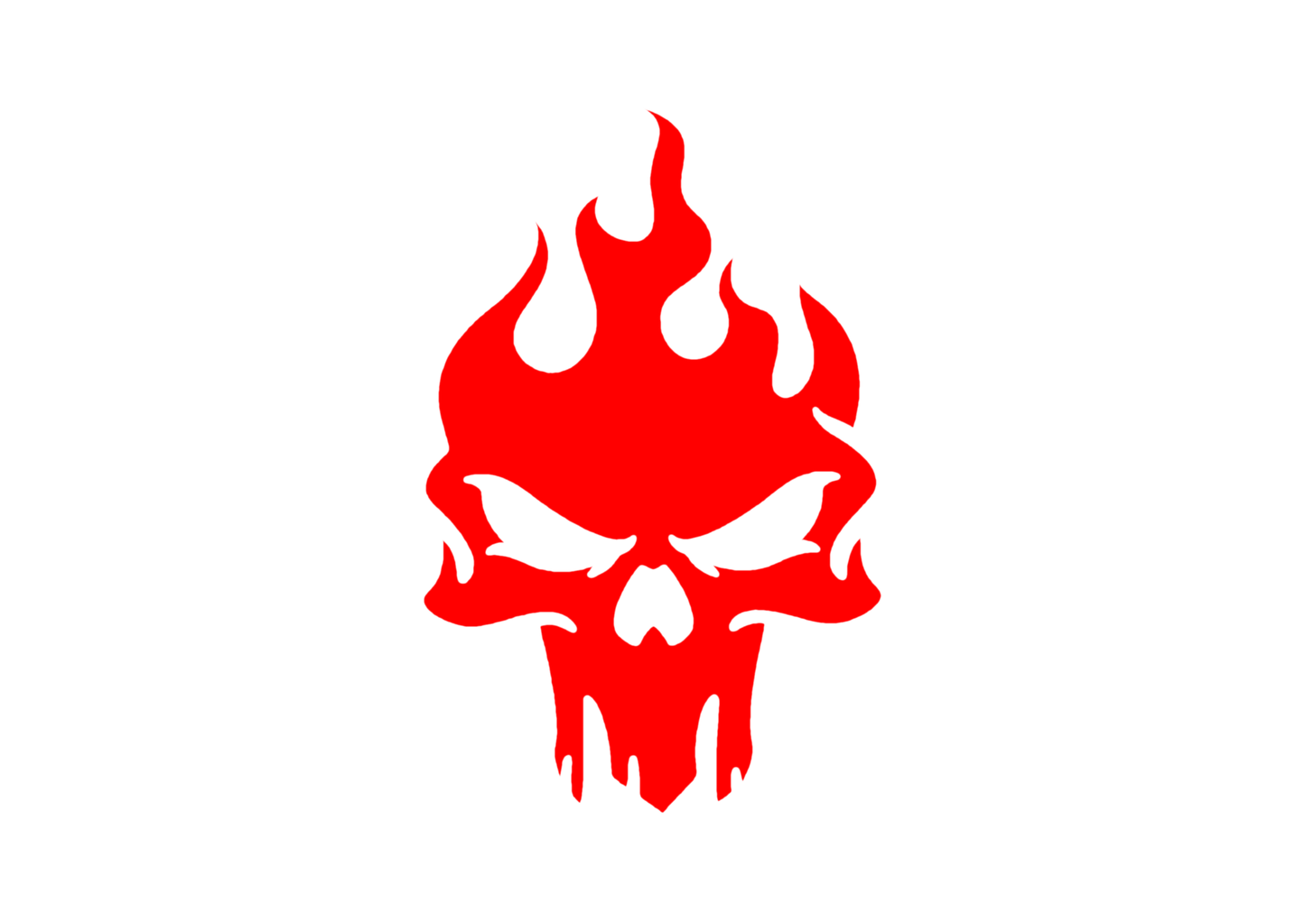Sticker - SKULL FLAME