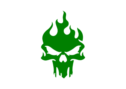 Sticker - SKULL FLAME