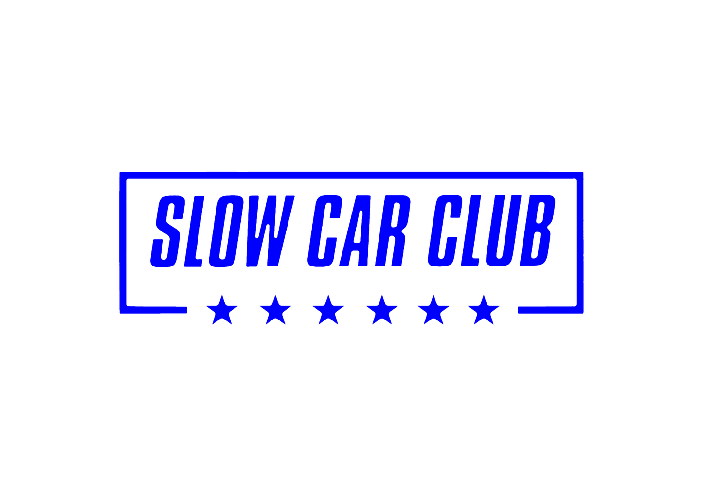 Sticker - SLOW CAR CLUB