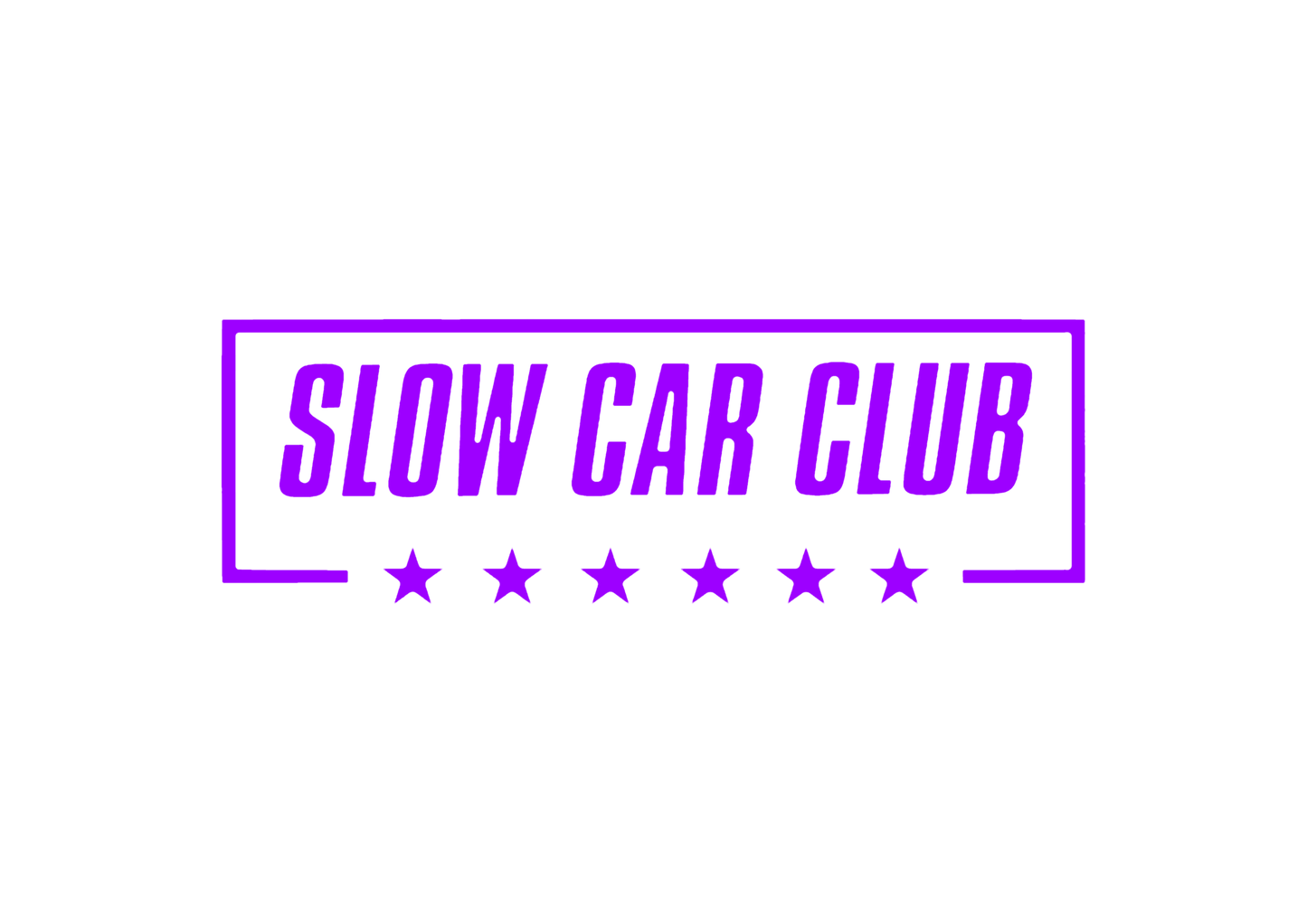 Sticker - SLOW CAR CLUB
