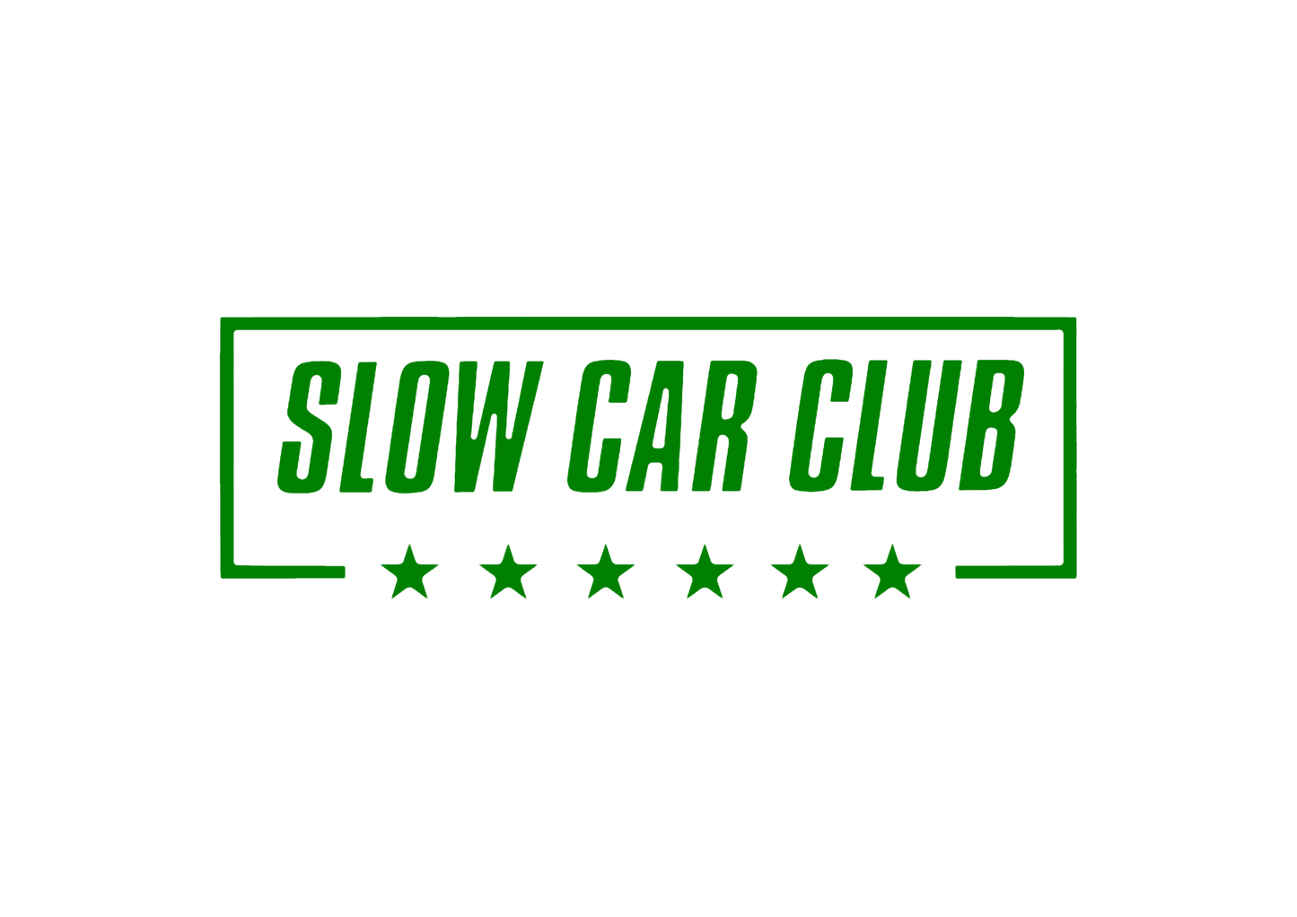 Sticker - SLOW CAR CLUB