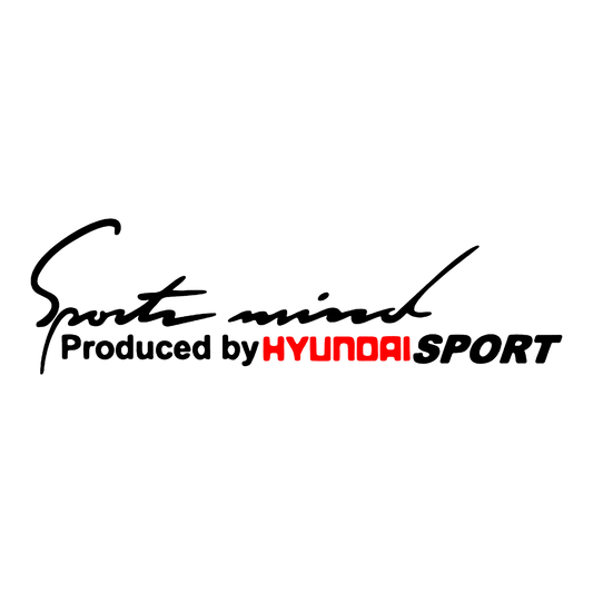 Sticker - SPORTS MIND HYUNDAI SPORT