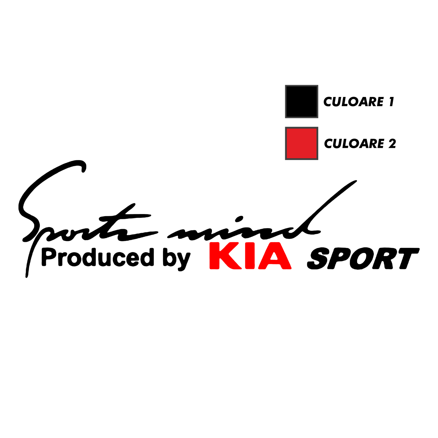 Sticker - SPORTS MIND KIA SPORT