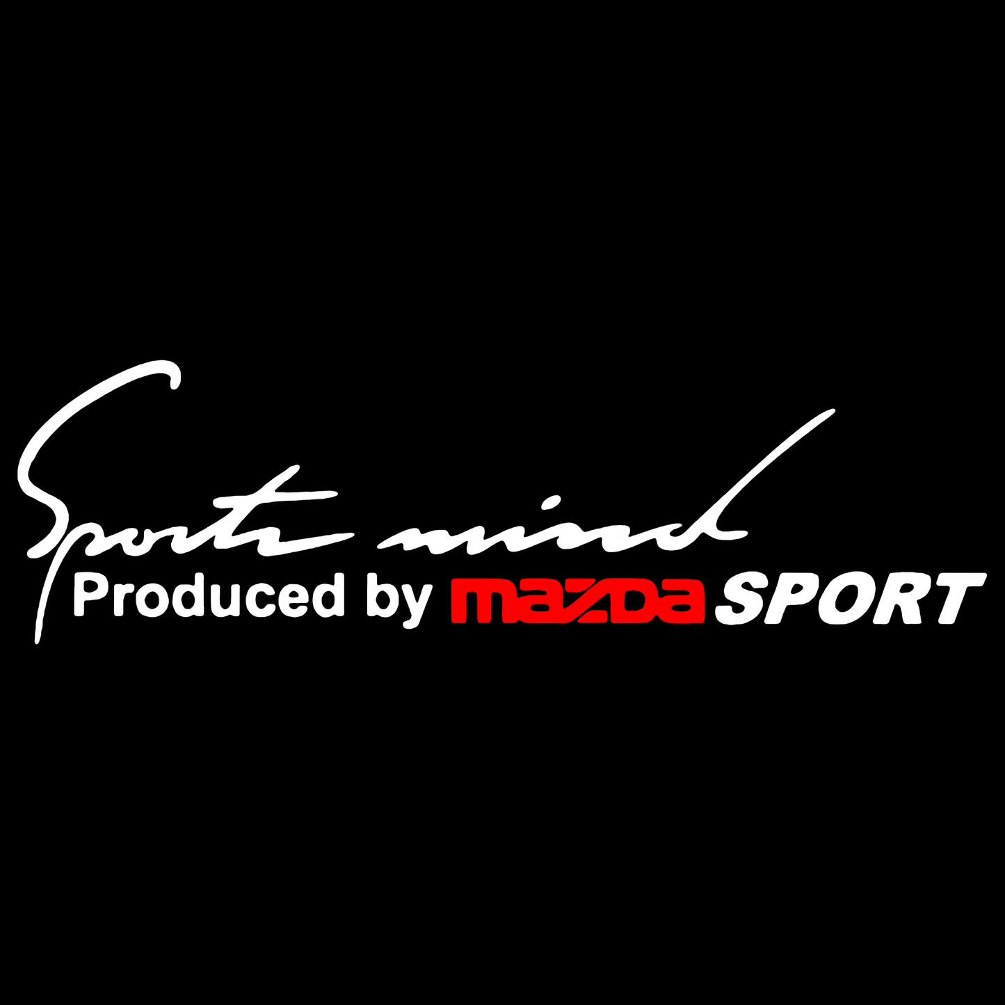 Sticker - SPORTS MIND MAZDA SPORT