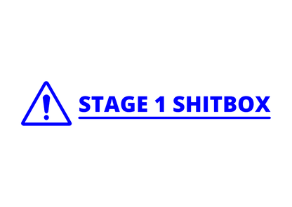 Sticker - STAGE 1 SHITBOX