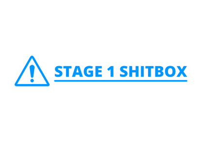 Sticker - STAGE 1 SHITBOX