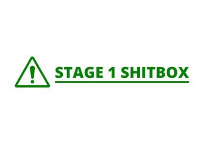 Sticker - STAGE 1 SHITBOX