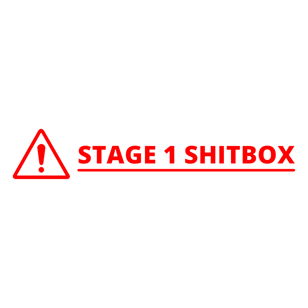 Sticker - STAGE 1 SHITBOX