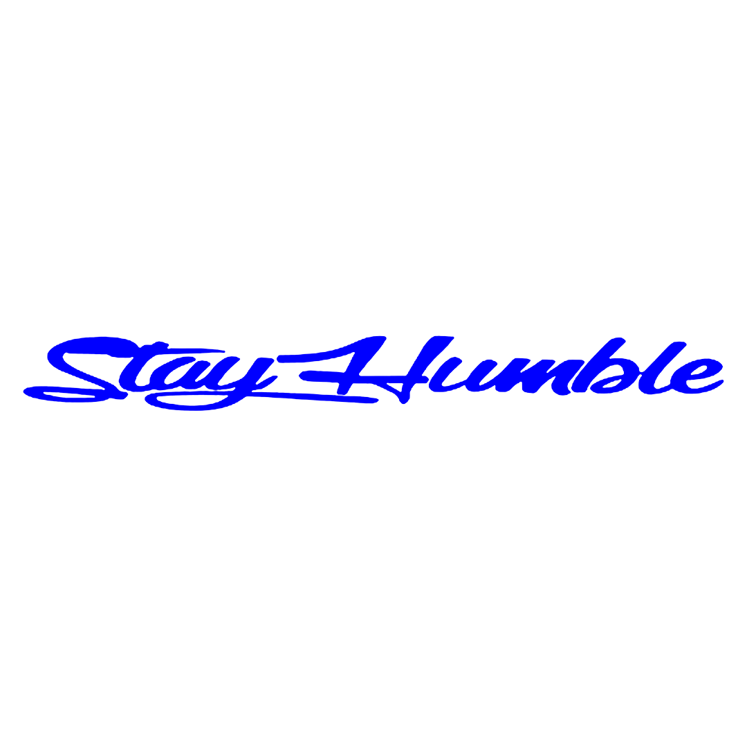 Sticker Parbriz - STAY HUMBLE