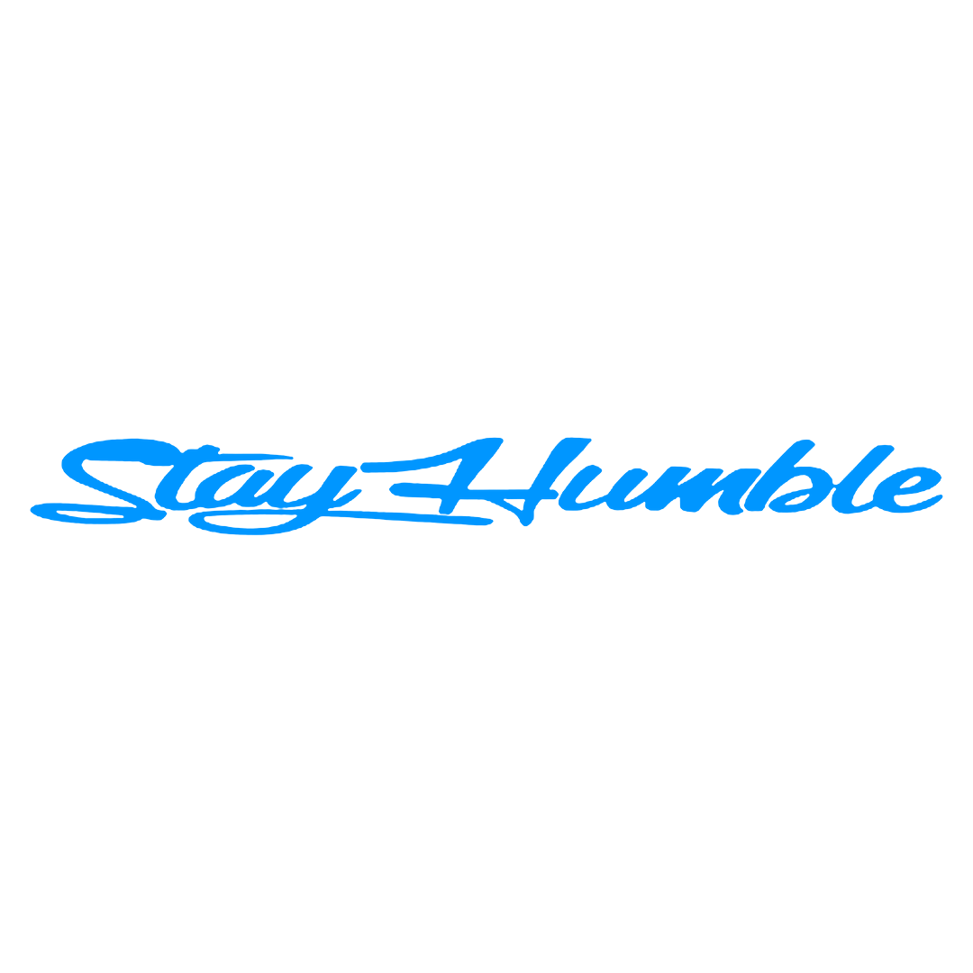 Sticker Parbriz - STAY HUMBLE