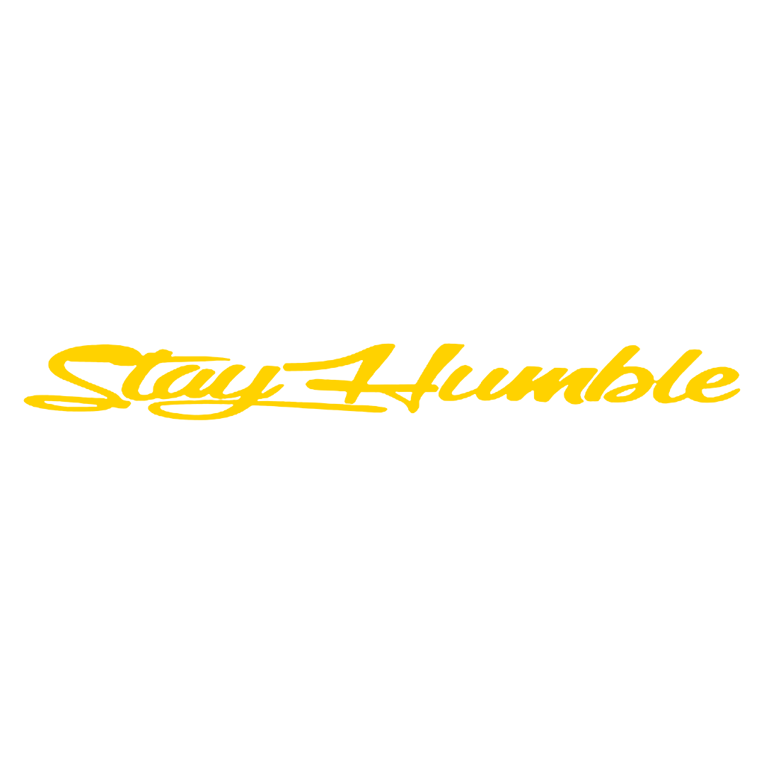 Sticker Parbriz - STAY HUMBLE
