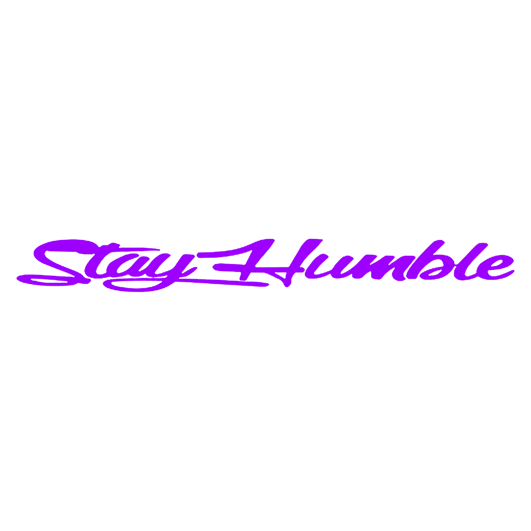Sticker Parbriz - STAY HUMBLE