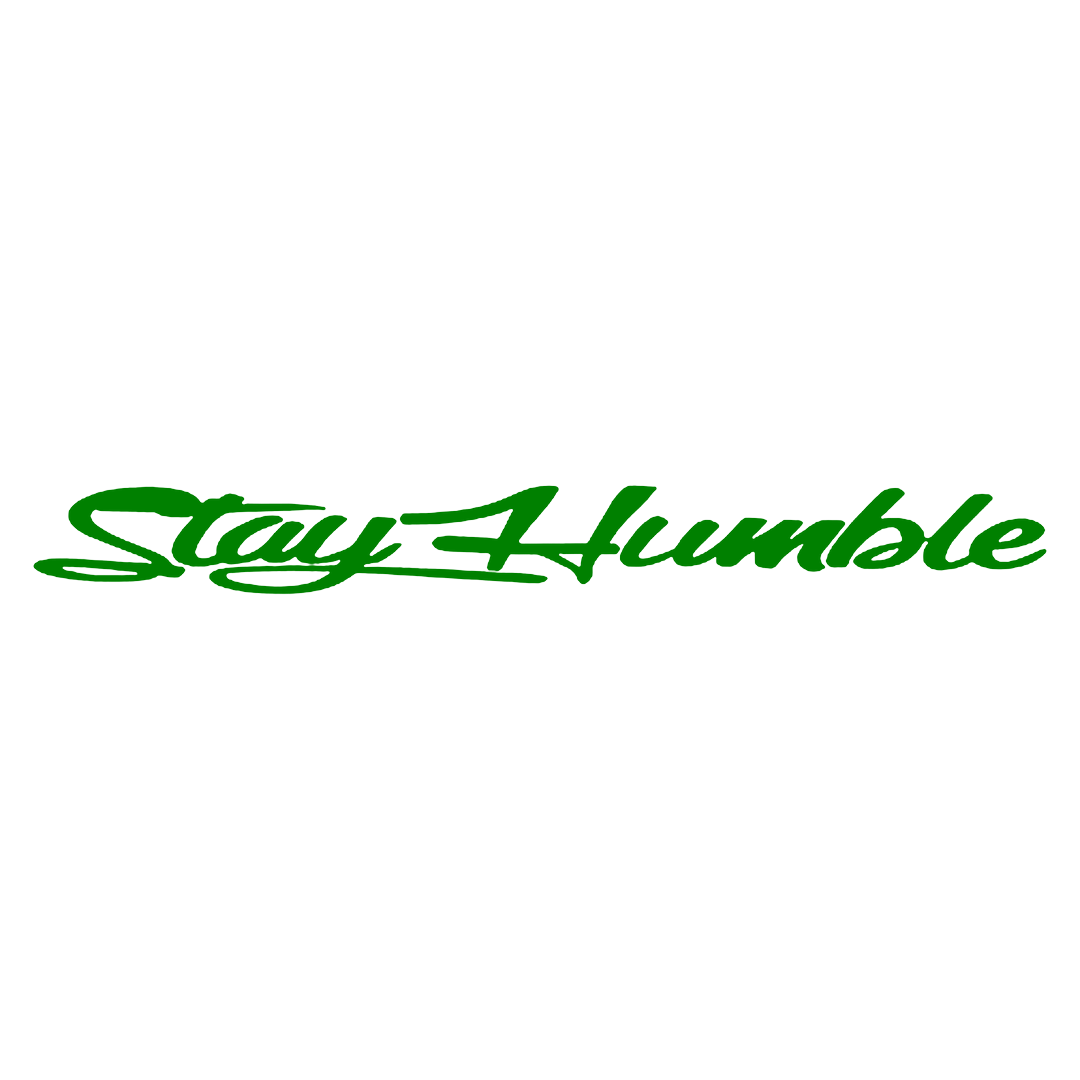 Sticker Parbriz - STAY HUMBLE