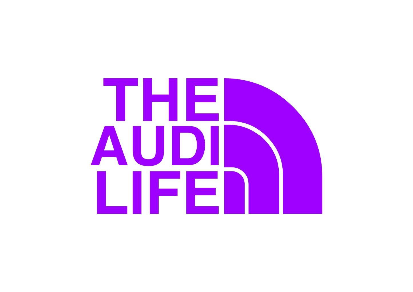 Sticker - THE AUDI LIFE