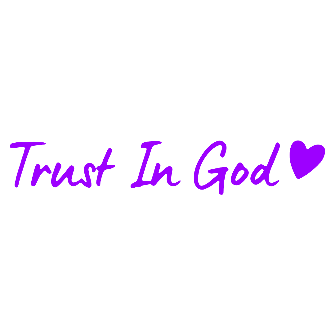 Sticker - TRUST IN GOD