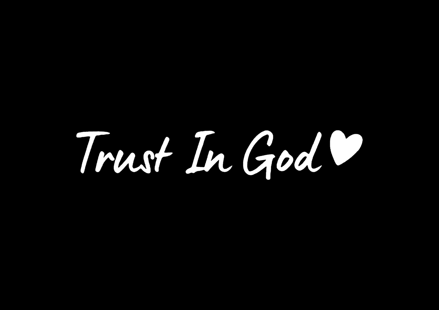 Sticker - TRUST IN GOD