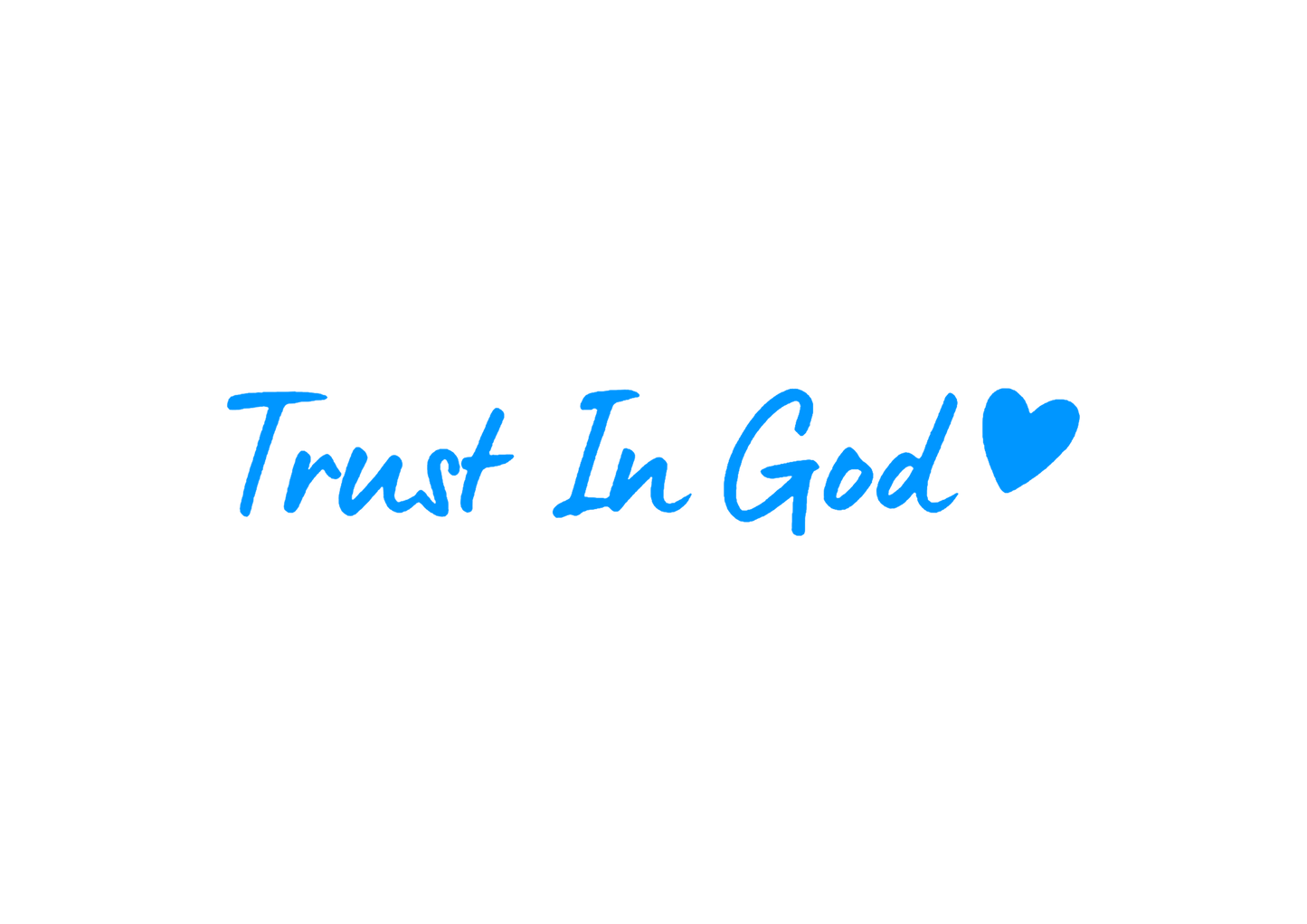 Sticker - TRUST IN GOD