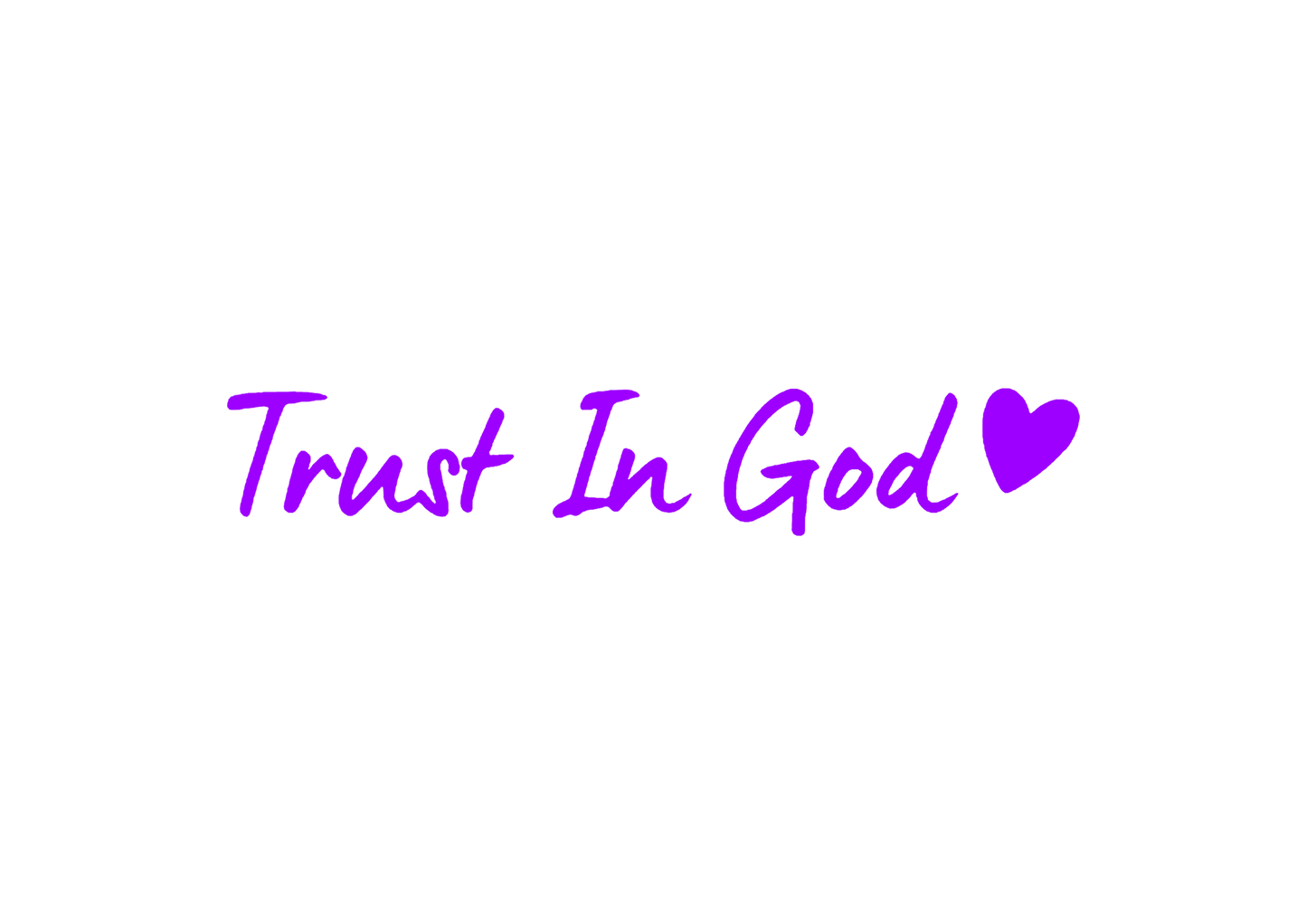 Sticker - TRUST IN GOD