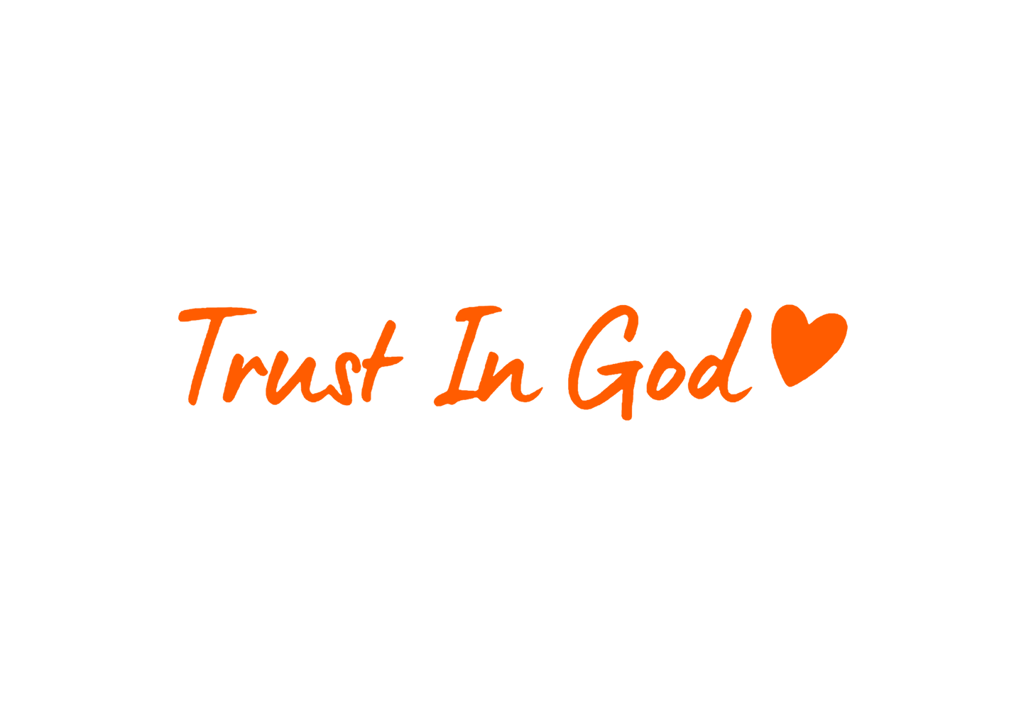 Sticker - TRUST IN GOD