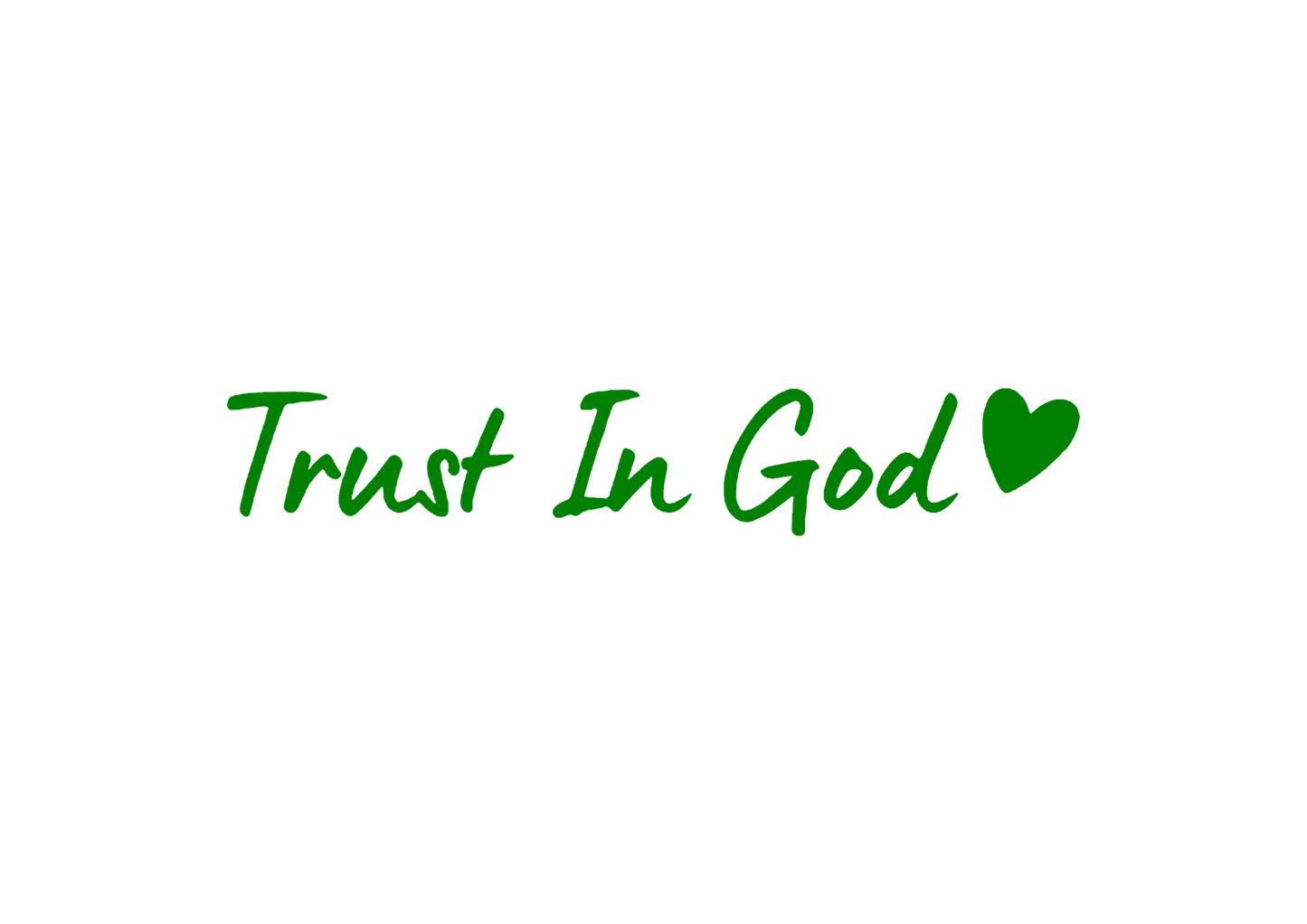 Sticker - TRUST IN GOD
