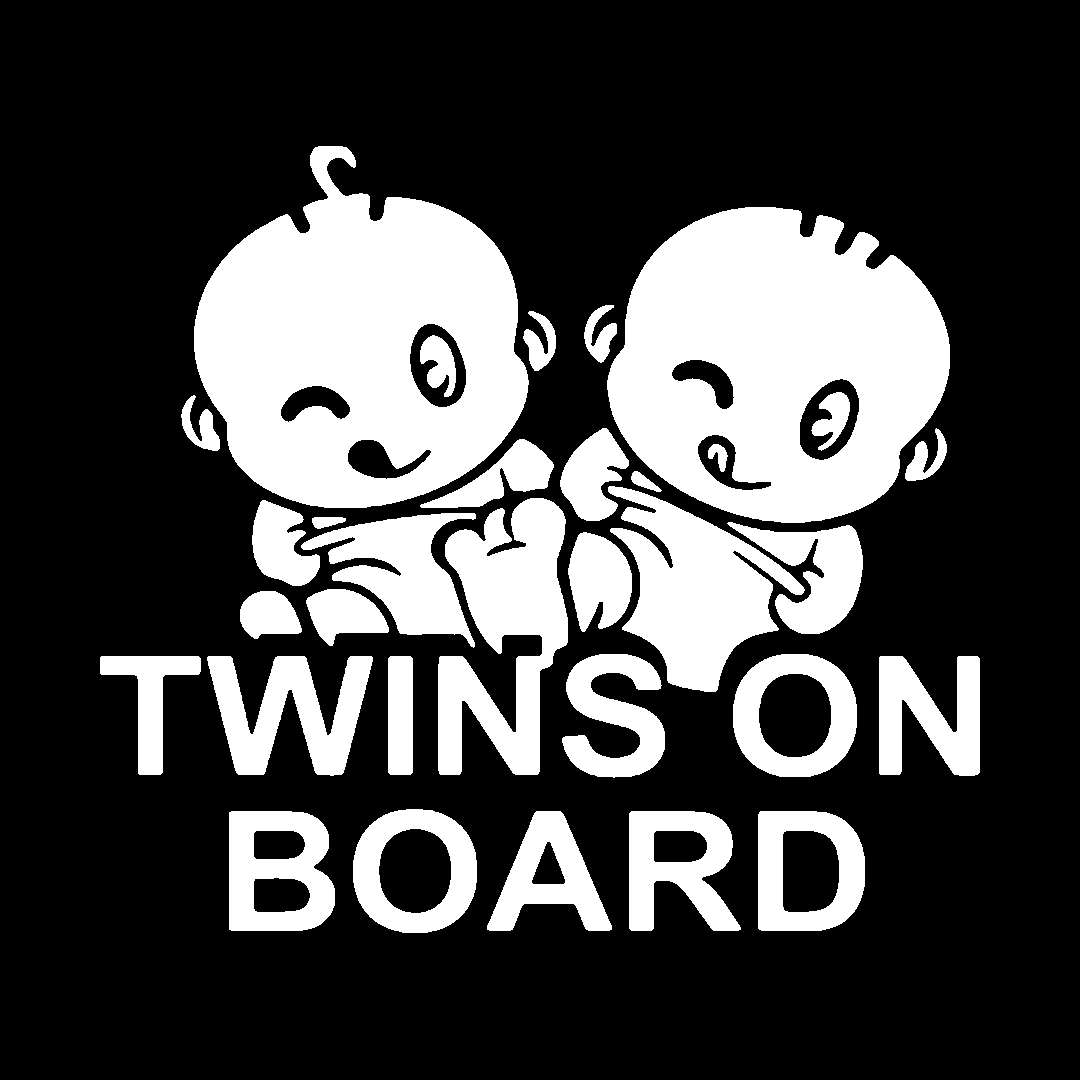 Sticker - TWINS ON BOARD