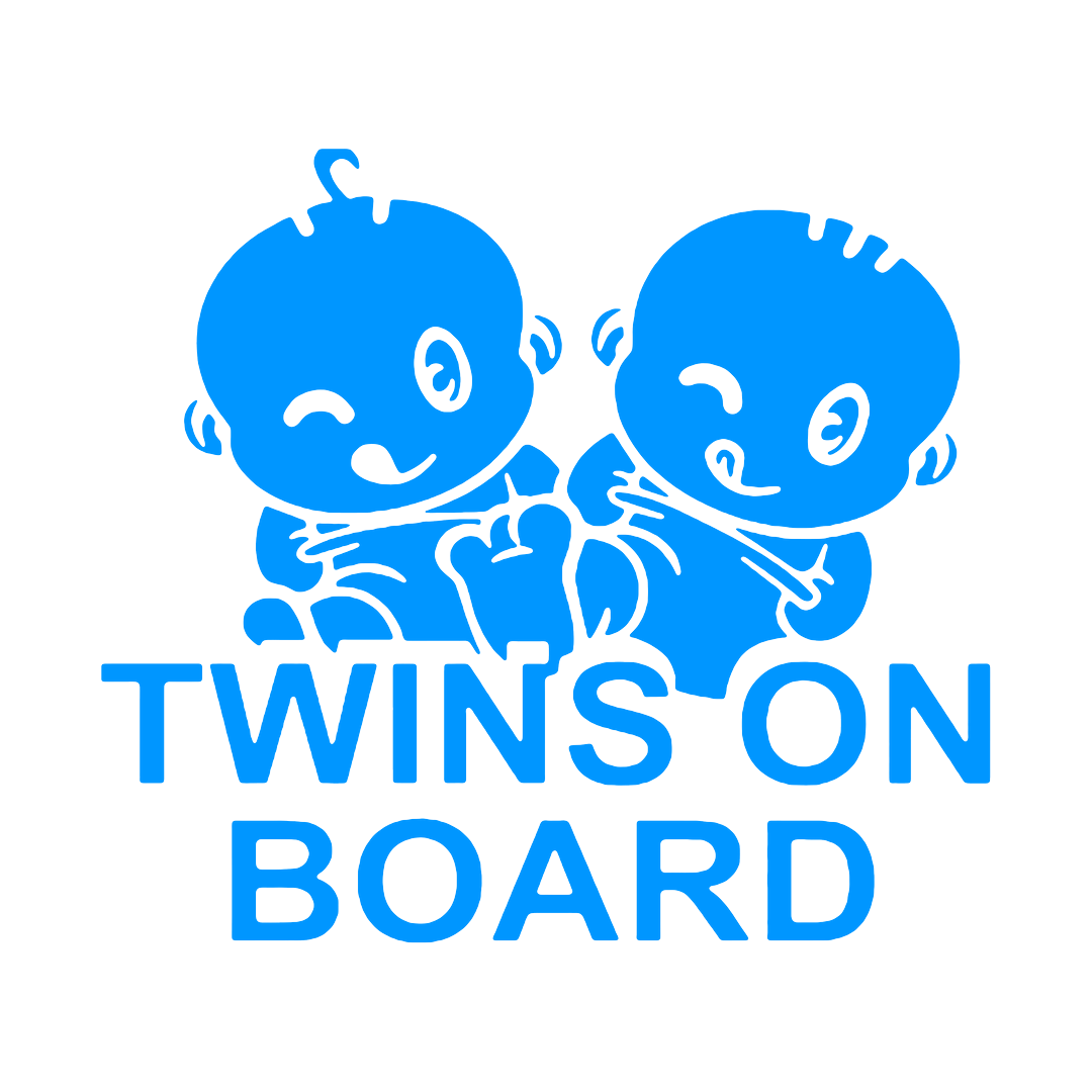 Sticker - TWINS ON BOARD