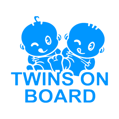 Sticker - TWINS ON BOARD