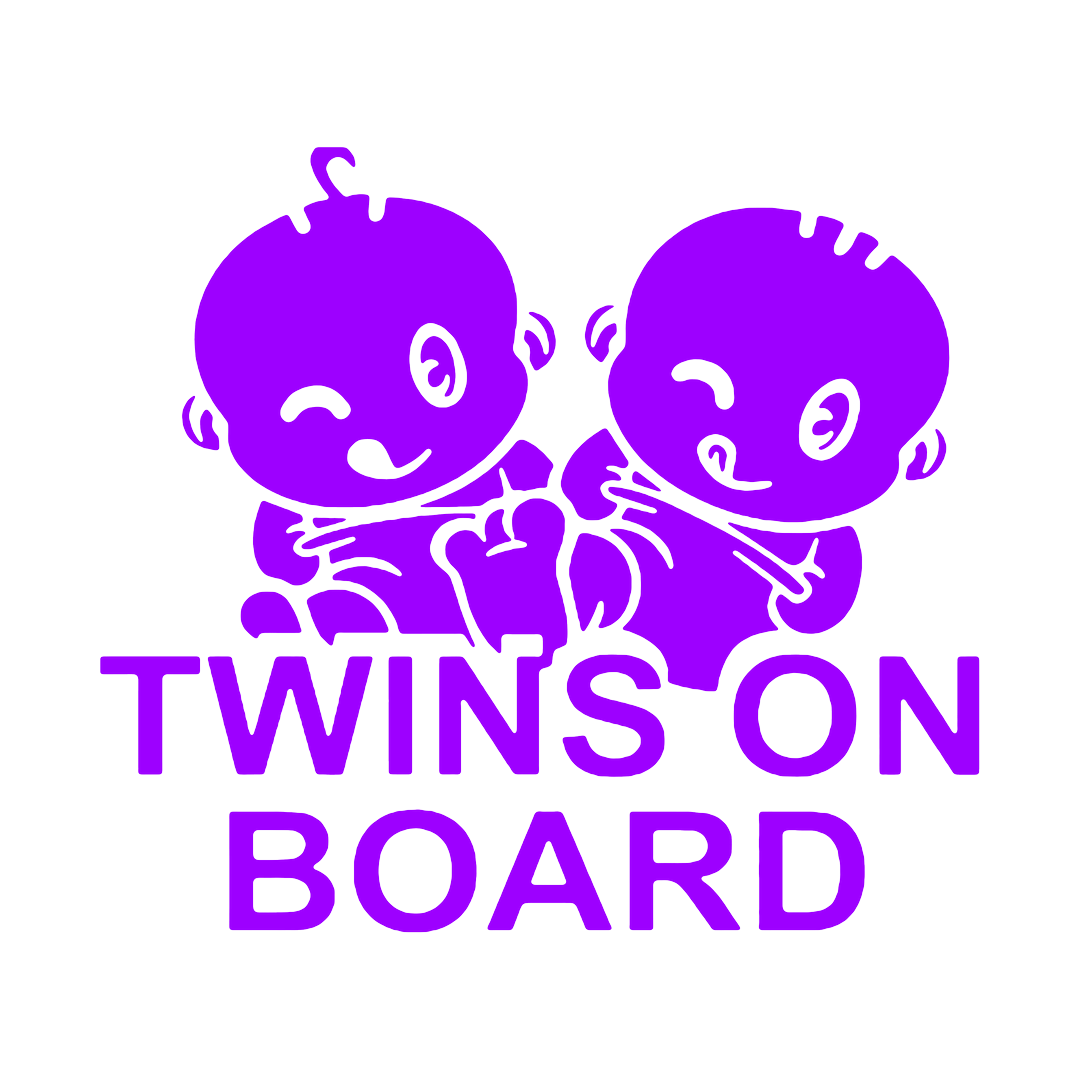 Sticker - TWINS ON BOARD