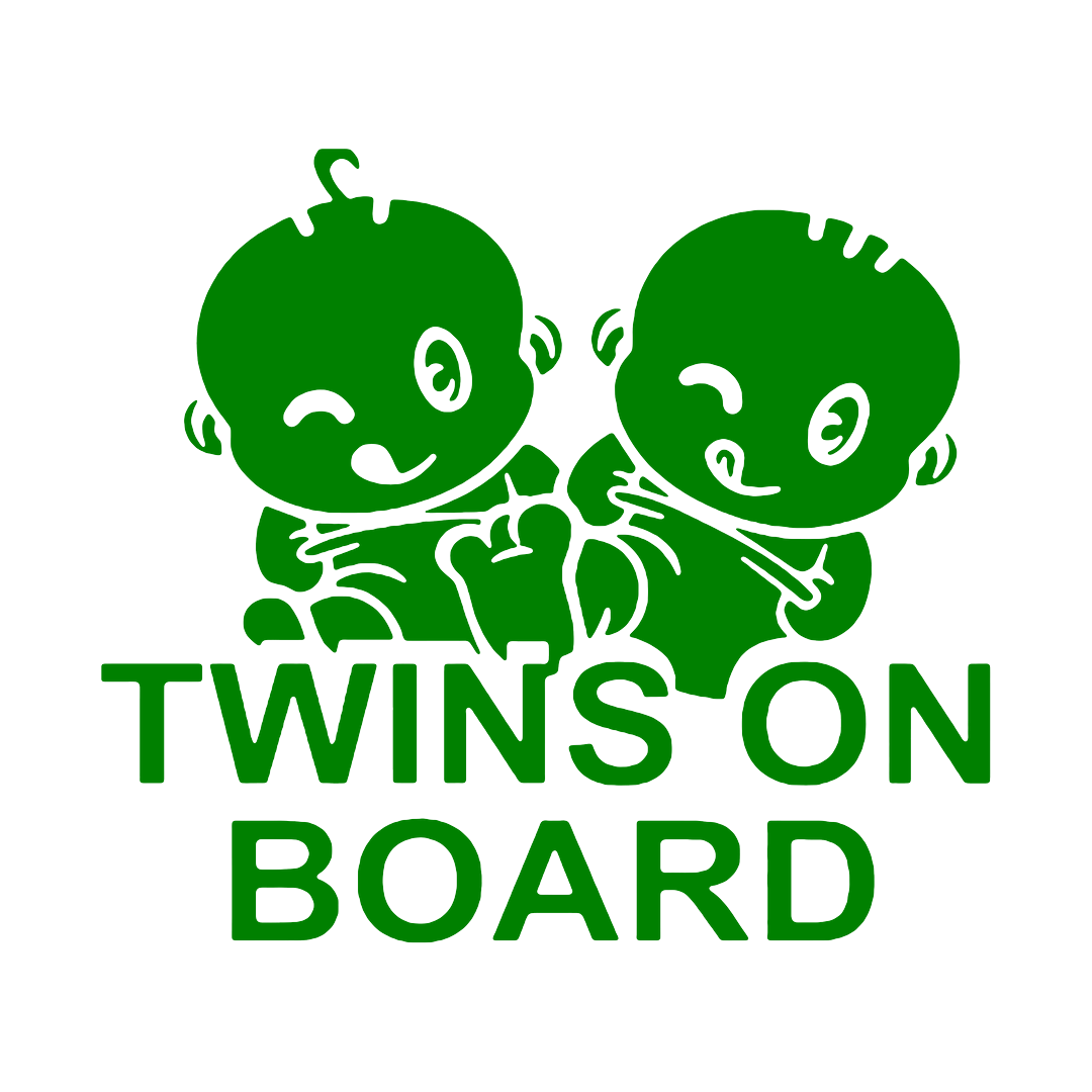 Sticker - TWINS ON BOARD