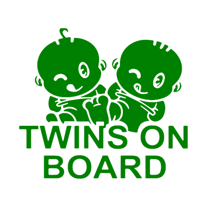 Sticker - TWINS ON BOARD