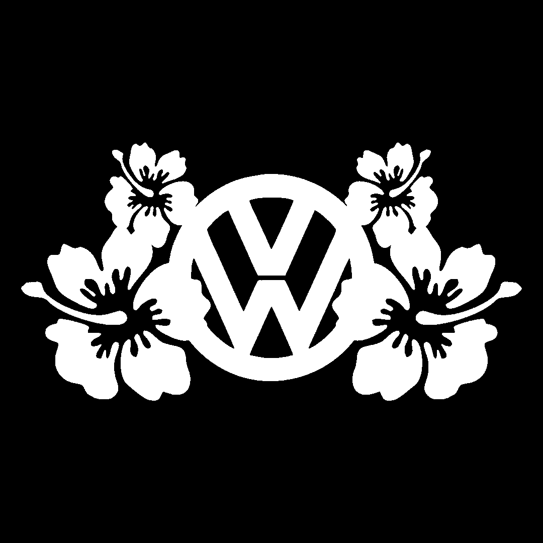Sticker - VOLKSWAGEN FLOWERS