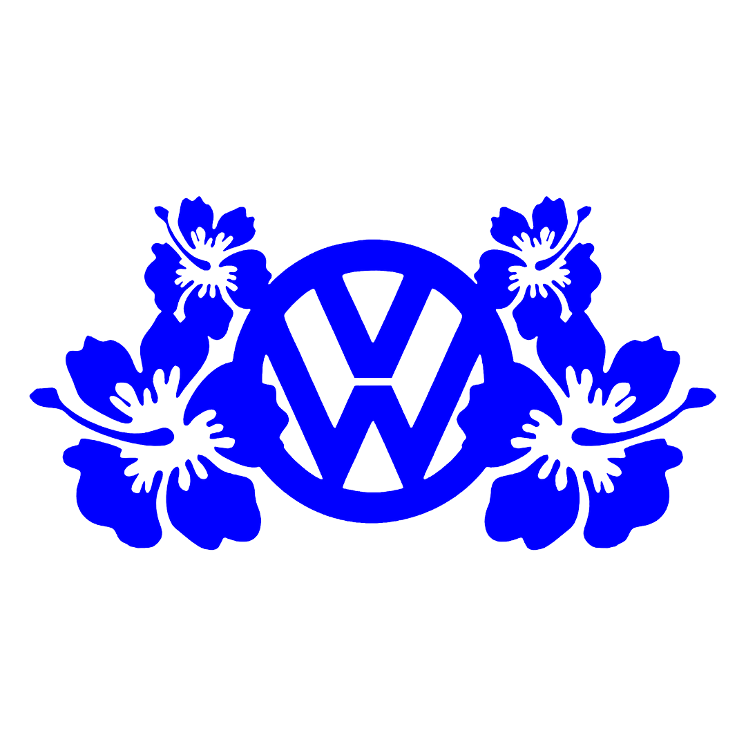 Sticker - VOLKSWAGEN FLOWERS