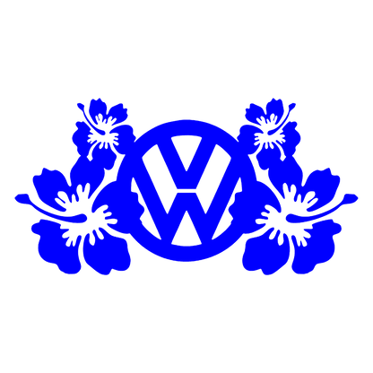 Sticker - VOLKSWAGEN FLOWERS