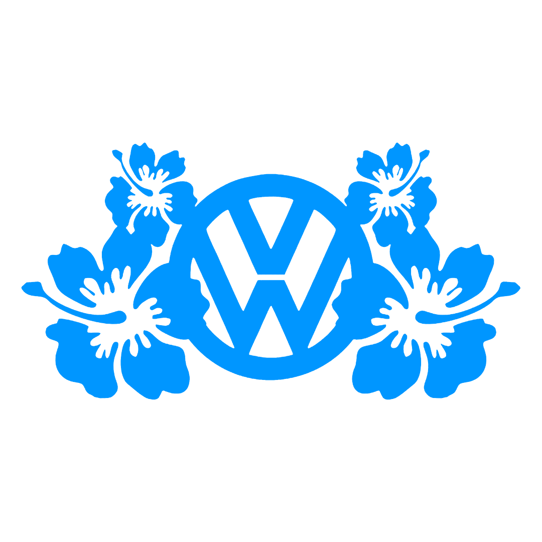 Sticker - VOLKSWAGEN FLOWERS