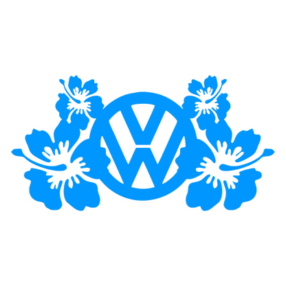 Sticker - VOLKSWAGEN FLOWERS
