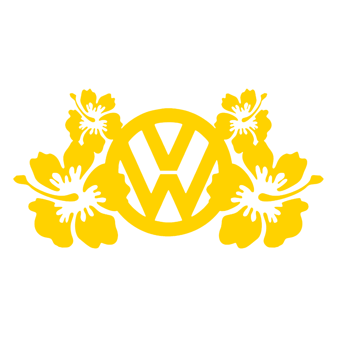 Sticker - VOLKSWAGEN FLOWERS