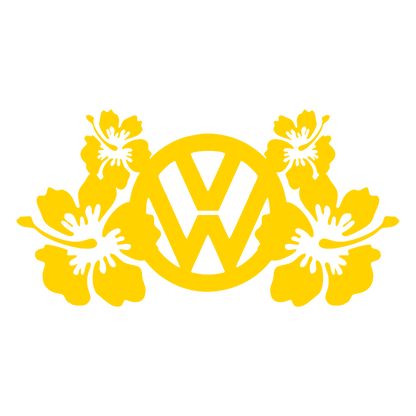 Sticker - VOLKSWAGEN FLOWERS