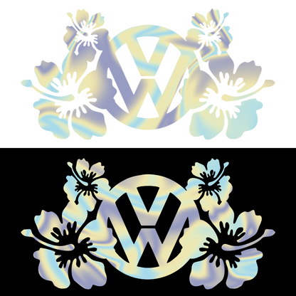 Sticker - VOLKSWAGEN FLOWERS