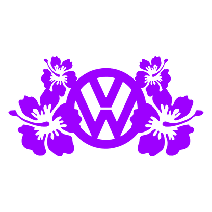 Sticker - VOLKSWAGEN FLOWERS