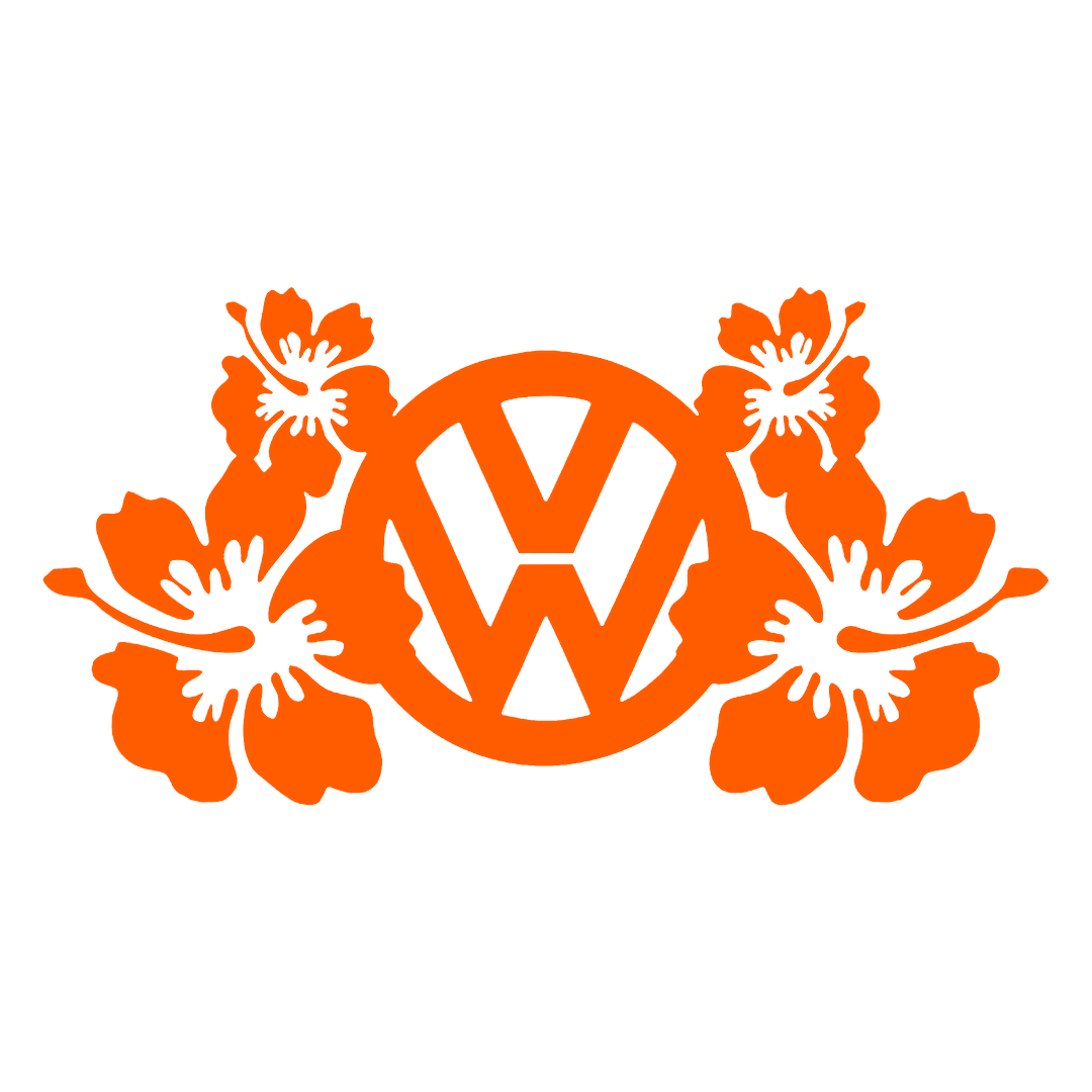 Sticker - VOLKSWAGEN FLOWERS