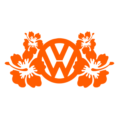 Sticker - VOLKSWAGEN FLOWERS