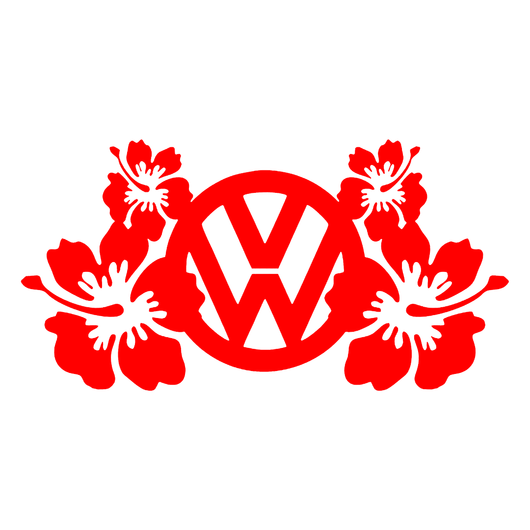 Sticker - VOLKSWAGEN FLOWERS