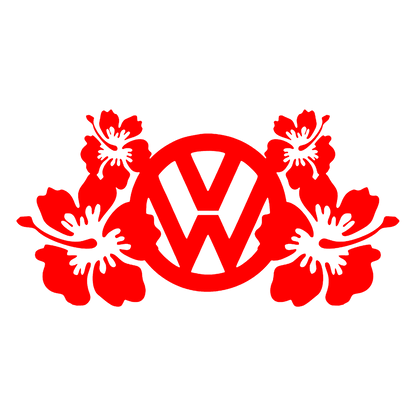 Sticker - VOLKSWAGEN FLOWERS